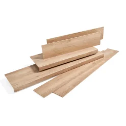 Kwantum Traprenovatie & Trapbekleding*Stootbord Callery Naturel Eiken 2st - 136 Cm