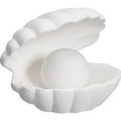 Kwantum Tafellampen*Tafellamp Schelp Wit