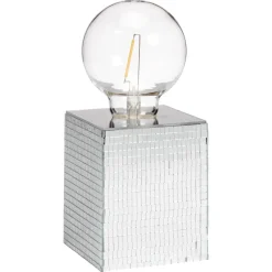 Kwantum Tafellampen*Tafellamp Vesta Zilver