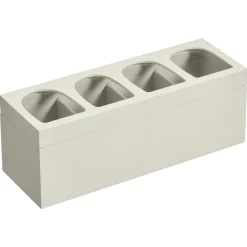 Kwantum Keukenaccessoires*Theedoos Cave Symmetric Off-White