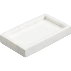 Kwantum Badkameraccessoires*Tray Marmer 20x12 Cm Wit