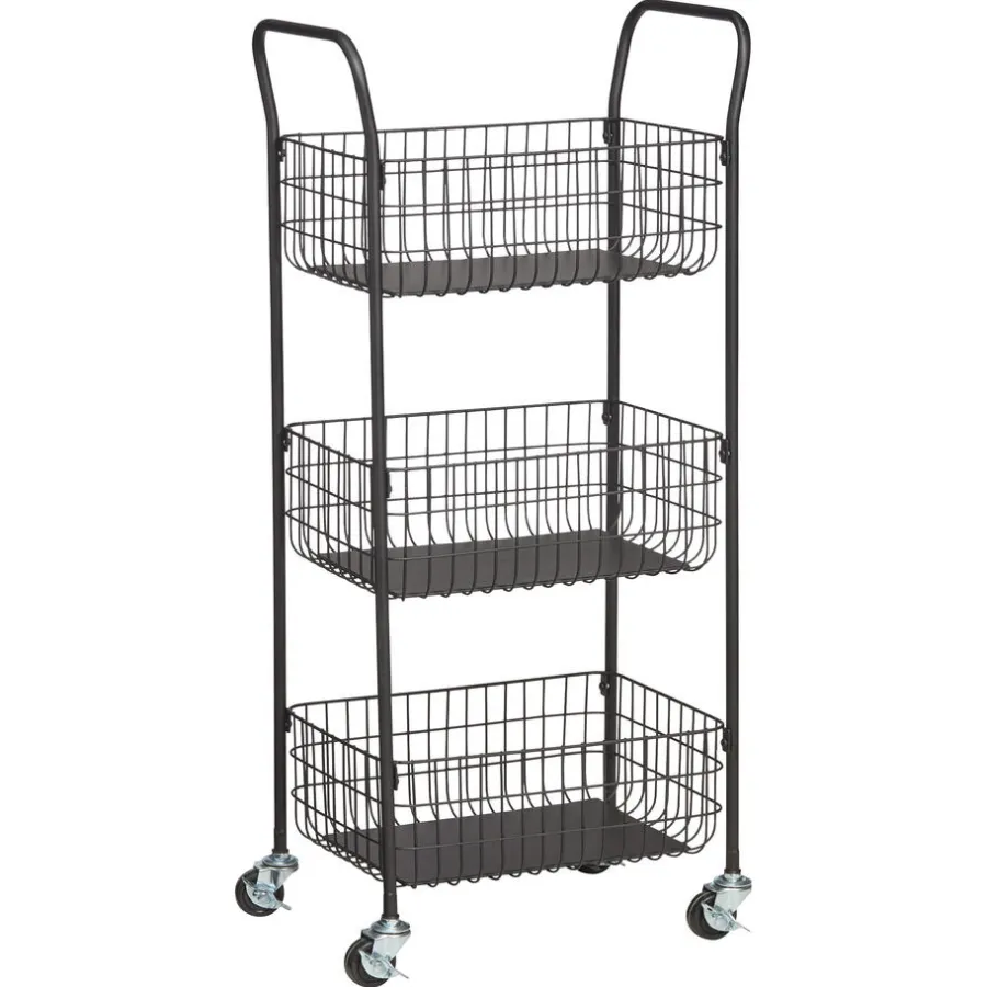 Kwantum Trolleys & Keukenrekken*Trolley Dequan Zwart