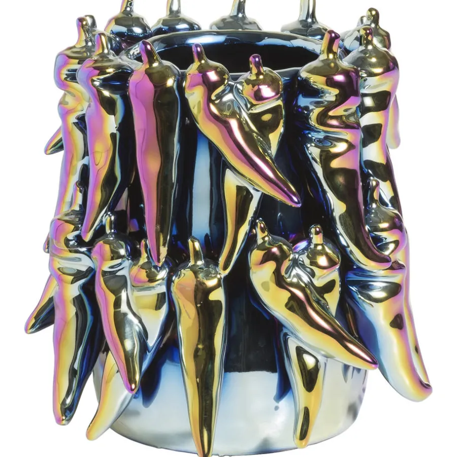 Kwantum Vazen & Potten*Vaas Peper Holo Multicolor