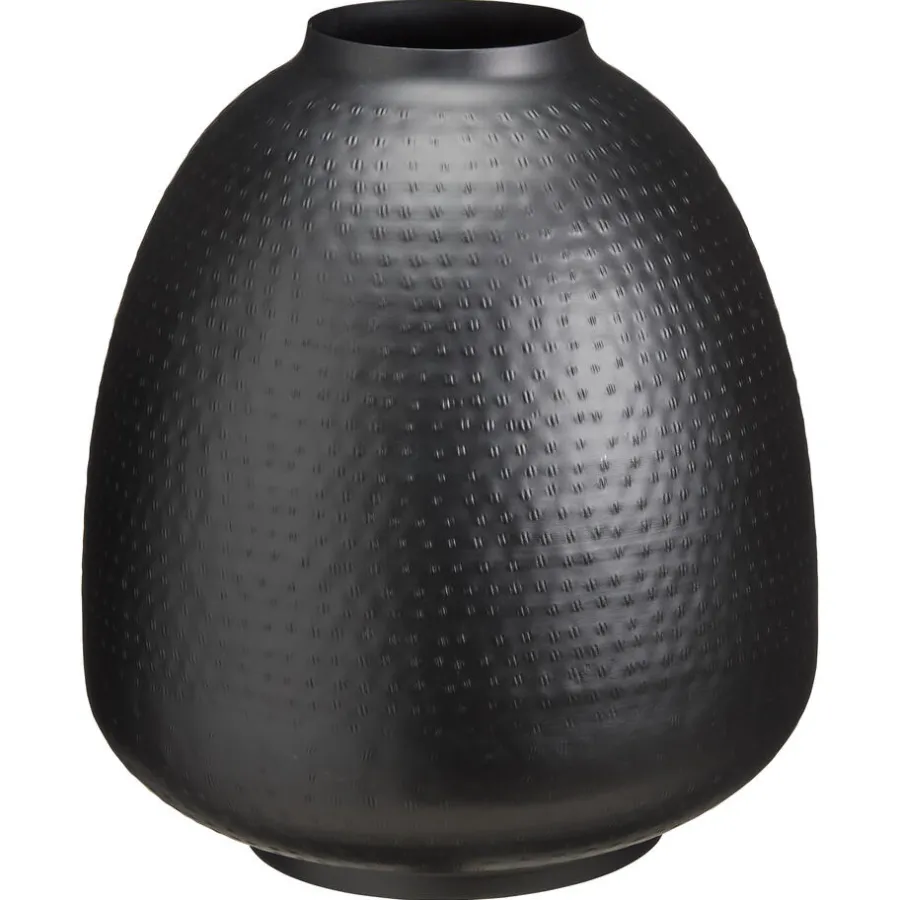 Kwantum Vazen & Potten*Vaas Toula Zwart - 30x35 Cm