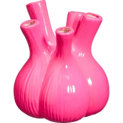 Kwantum Vazen & Potten*Vaas Tulp Fuchsia 17x20 Cm