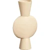 Kwantum Vazen & Potten*Vaas Uzés Beige 20x11x36 Cm