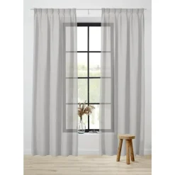 Kwantum Vouwgordijnen|Vitrages*Vitrage Bjork Wit 150 Cm 150CM