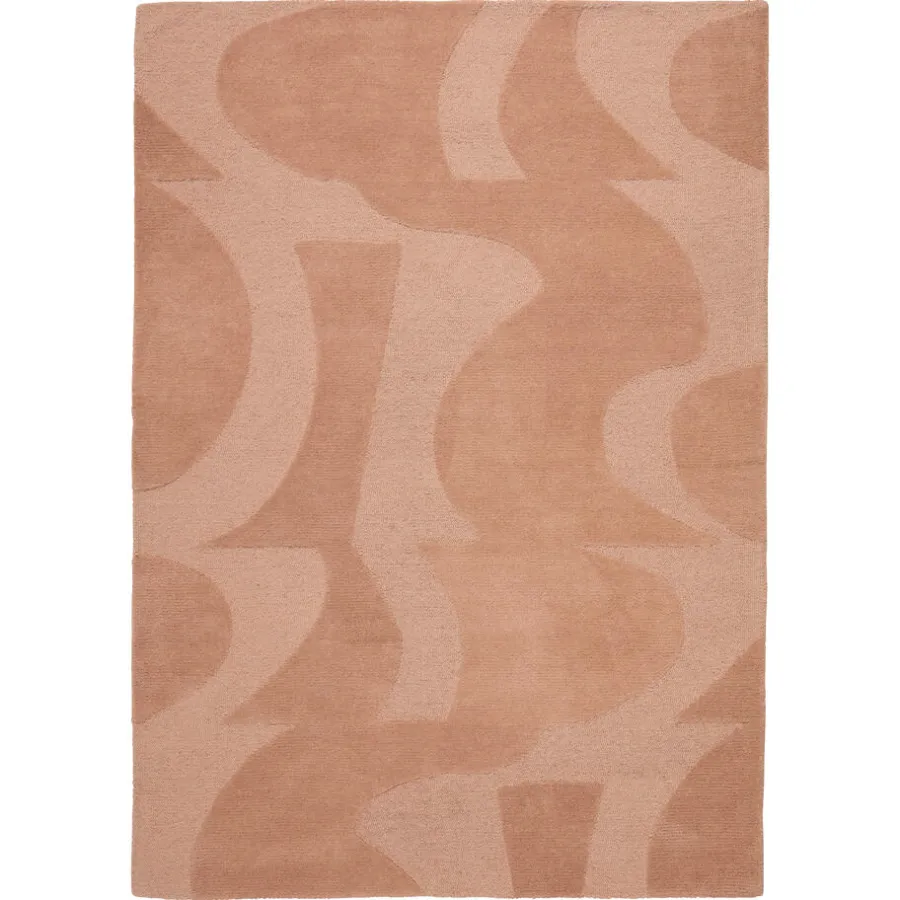 Kwantum Vloerkleden|Vloerkleden Woonkamer*Vloerkleed Papaya Terra 190x280 Cm 190X280CM