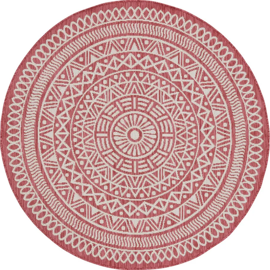 Kwantum Vloerkleden|Buitenkleden*Vloerkleed Rino Roze