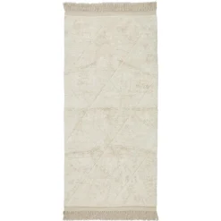 Kwantum Vloerkleden|Vloerkleden Woonkamer*Vloerkleed Tiwi Wit 80x180 Cm 080X180CM