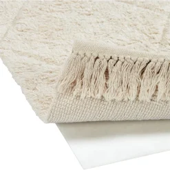 Kwantum Vloerkleden|Vloerkleden Woonkamer*Vloerkleed Tiwi Wit 80x180 Cm 080X180CM