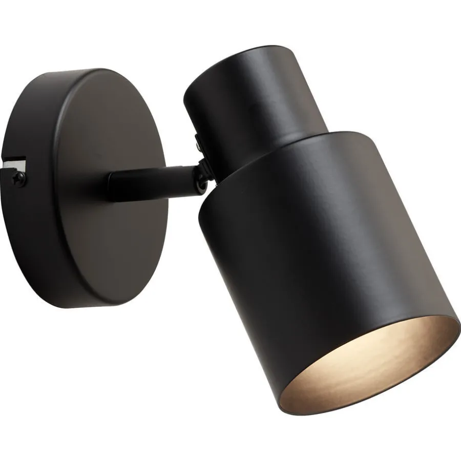 Kwantum Spots|Wandlampen*Wandlamp Ziva Zwart